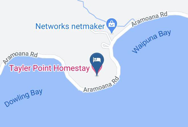 Dunedin - Tayler Point Homestay Maps