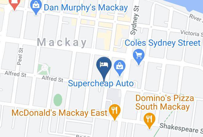 Mackay - Taylor's Hotel Maps