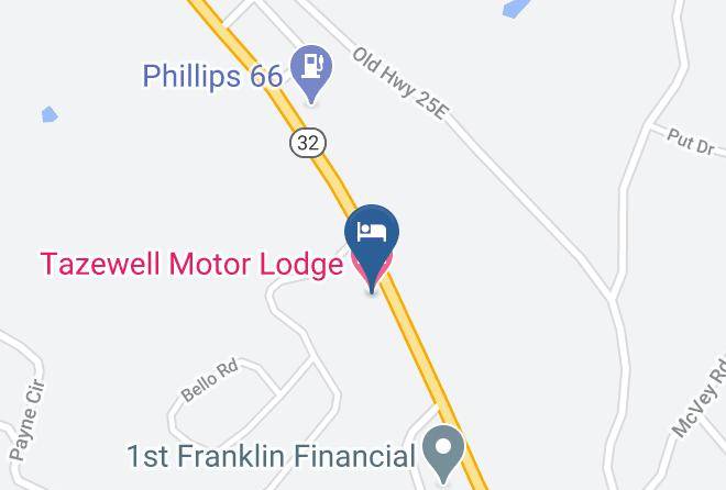 Claiborne - Tazewell Motor Lodge Maps