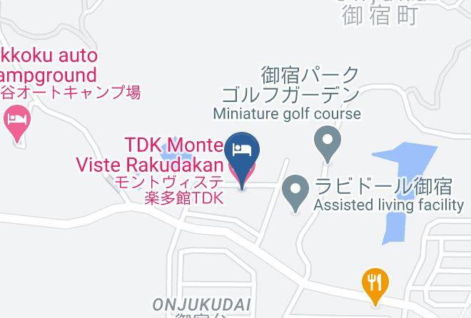 Onjuku Townisumi District - Tdk Monte Viste Rakudakan Maps