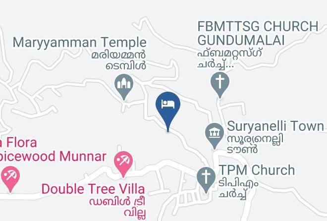 Udumbanchola - Tea Bungalow Munnar Maps