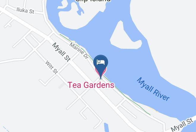 Mid Coast - Tea Gardens Hotel Maps