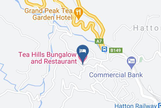 Kandy - Tea Hills Bungalow And Restaurant Maps