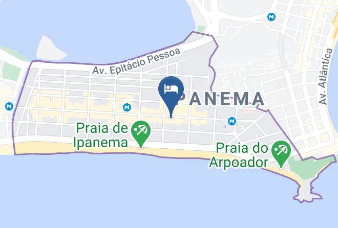 Rio De Janeiro Ipanema - Tea Shop Ipanema Maps