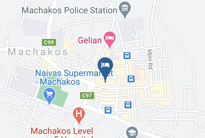 Machakos - Tea Tot Hotel Maps
