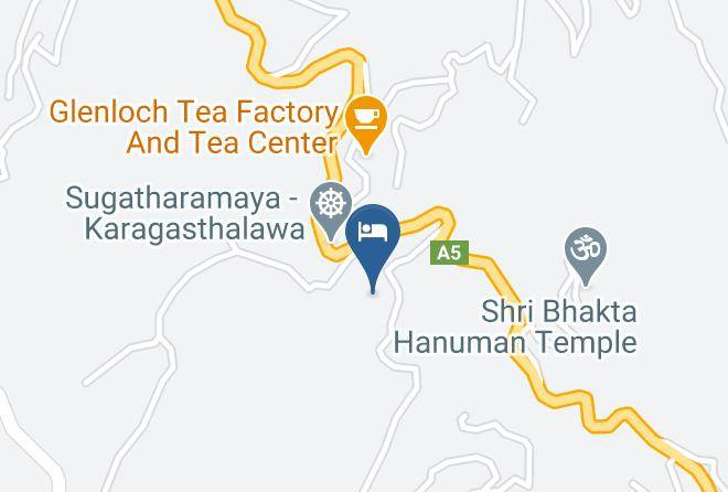 Kandy - Tearamb Holiday Bungalow Maps
