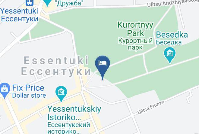 Yessentuki - Teatralnaya Hotel Maps