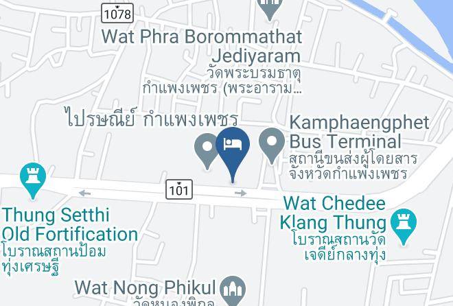 Amphoe Mueang Kamphaeng Phet - Techno Riverview Resort Maps