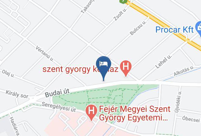 Szekesfehervar - Tecomex Vendeghaz Maps