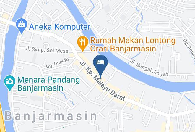Banjarmasin - Tedja Hotel Maps