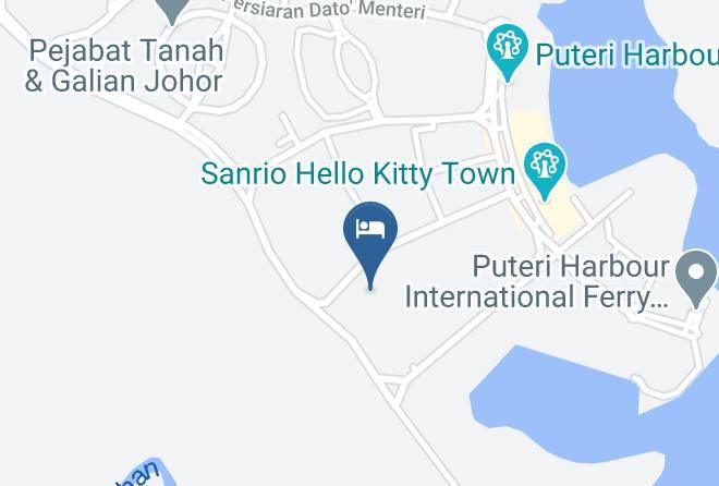 Johor Bahru - Teega Designer Homestay Puteri Harbour Maps