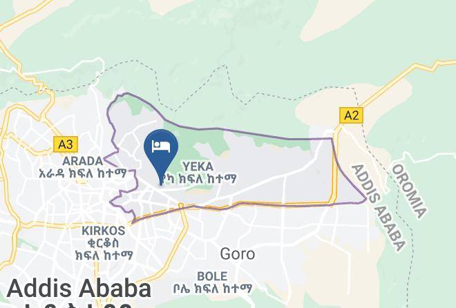 Addis Ababa - Tegen Hotel Maps
