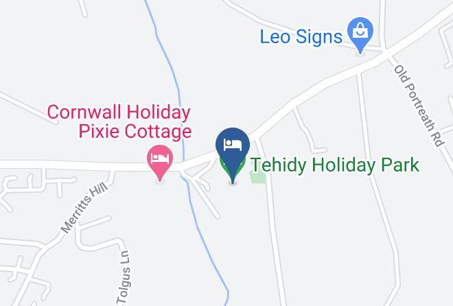 Cornwall - Tehidy Holiday Park Maps