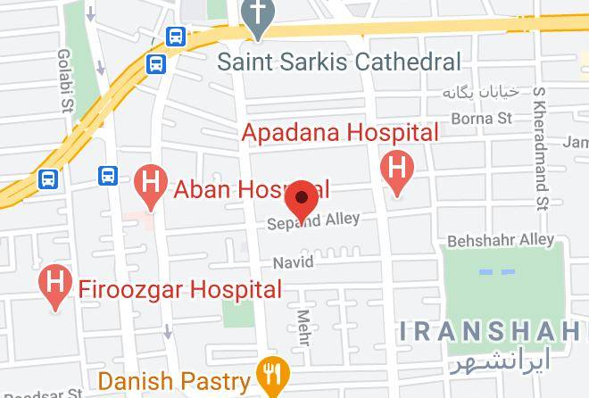 Tehran Grand Hotel 2 Map