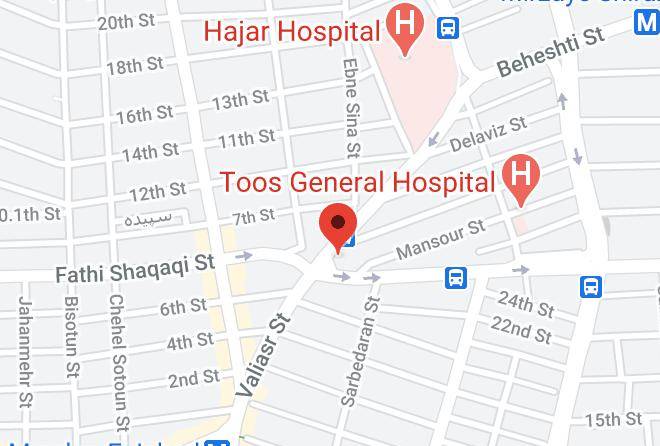 Tehran - Tehran Grand Hotel Maps