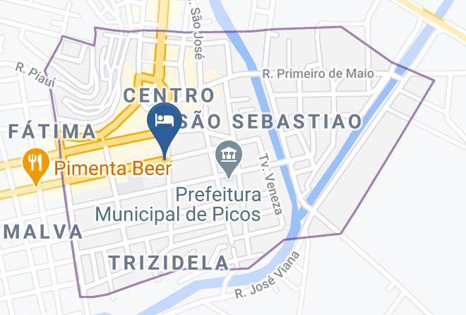 Picos - Teixeira Hotel Maps