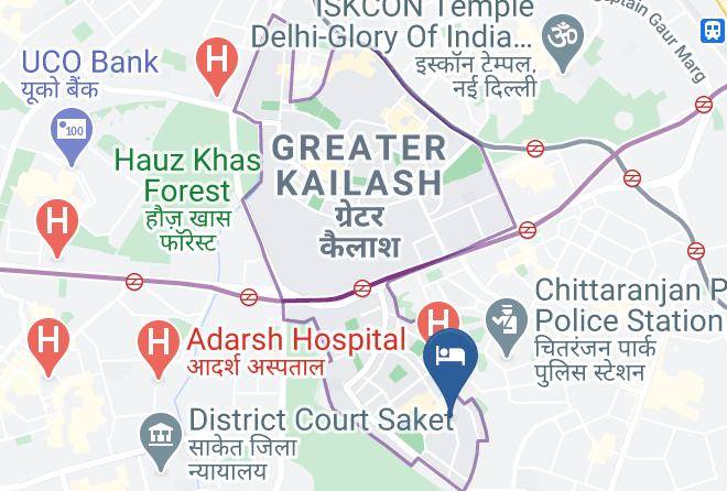 New Delhi - Tej Abode Vylodging Maps