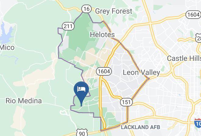 Bexar - Tejas Valley Rv Park Maps