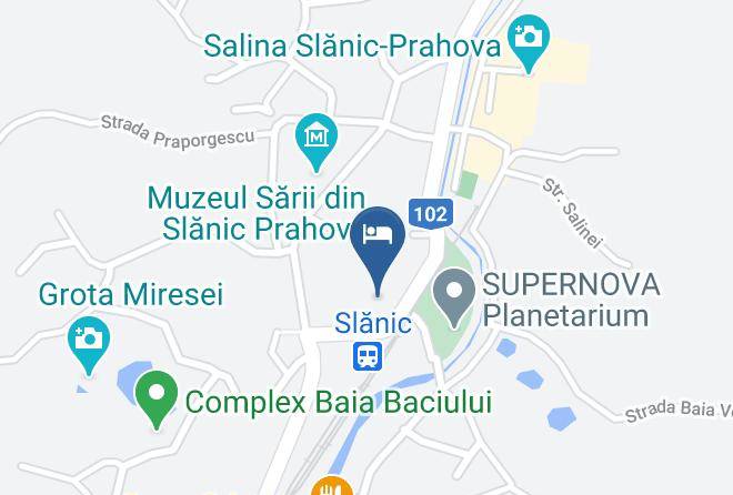 Slanic - Teju Hotel Maps