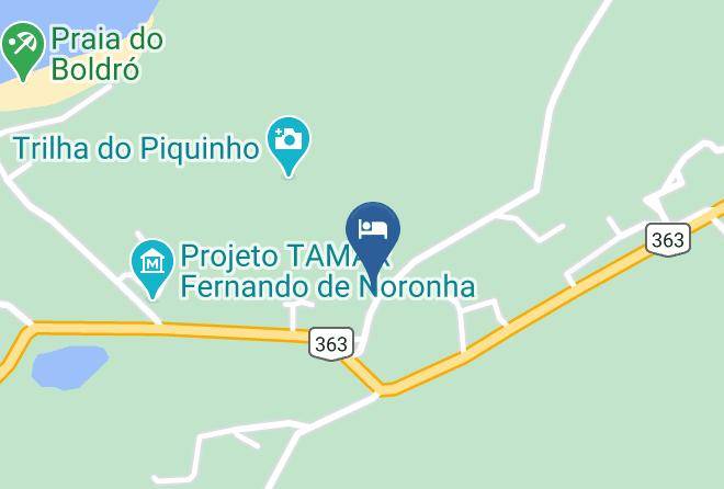 Fernando De Noronha - Teju Acu Ecopousada Maps