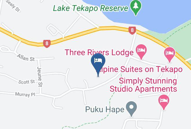 Mackenzie - Tekapo Retreat Maps