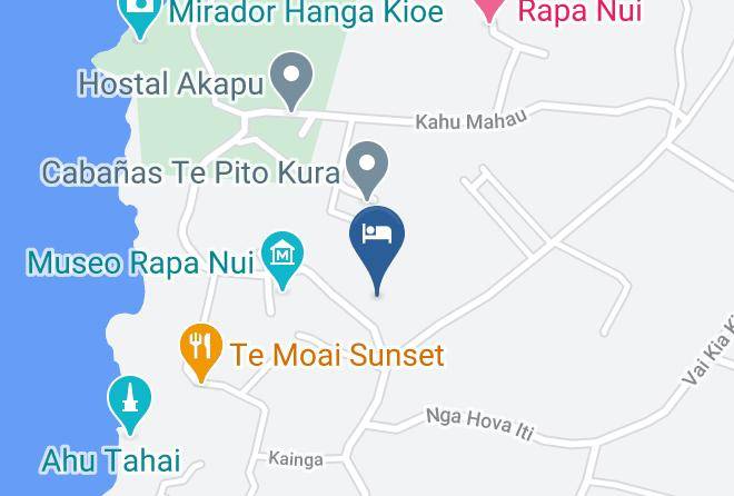 Easter Island - Tekarera Kainga Ora & Kainga Nui Maps