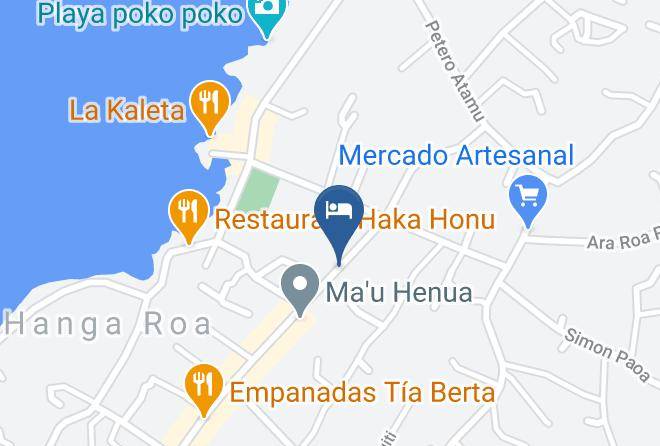 Easter Island - Tekena Inn Maps