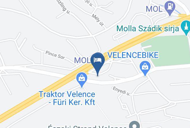 Velence - Tekergo Etterem Es Motel Maps