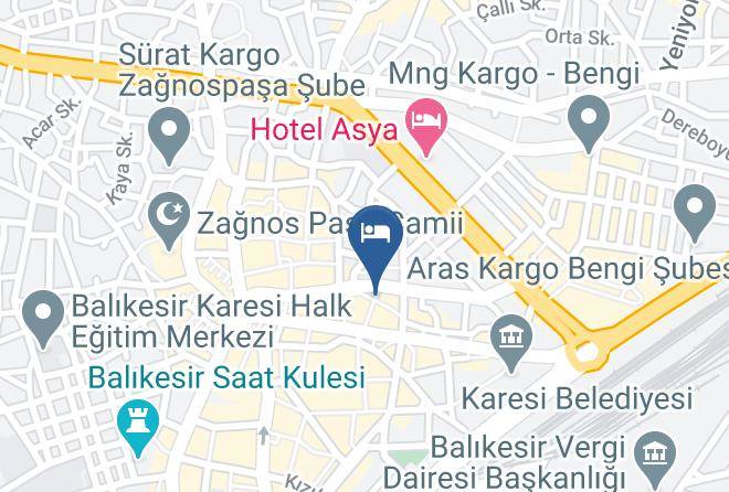 Karesi - Tekinler Otel Maps