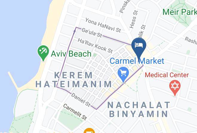 Tel Aviv Urban Lifestyle Map
