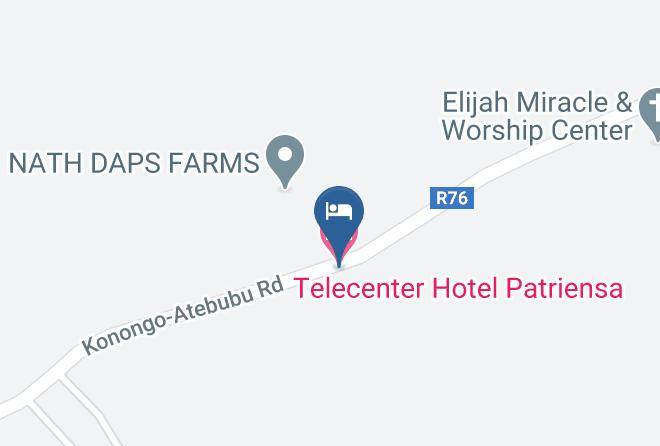 Asante Akim North - Telecenter Hotel Patriensa Maps