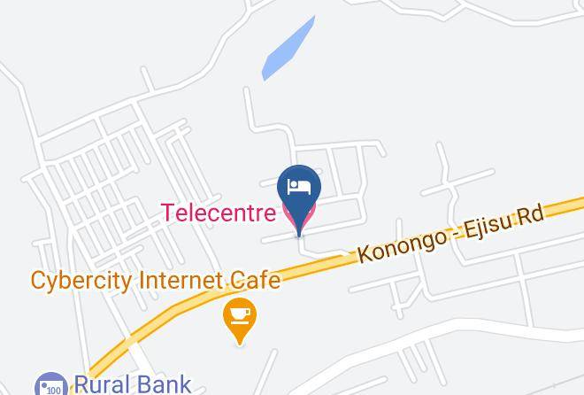 Asante Akim North - Telecentre Hotel Maps