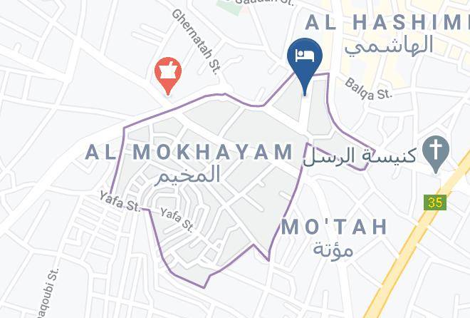 Madaba Qasabah - Tell Madaba Hotel Maps