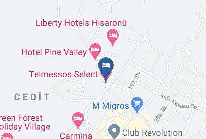Fethiye - Telmessos Select Hotel Maps