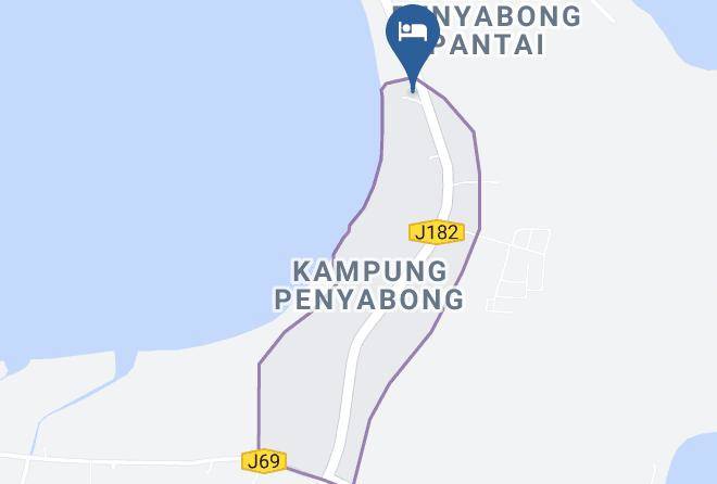 Daerah Mersing - Teluk Penyabung Resort Maps
