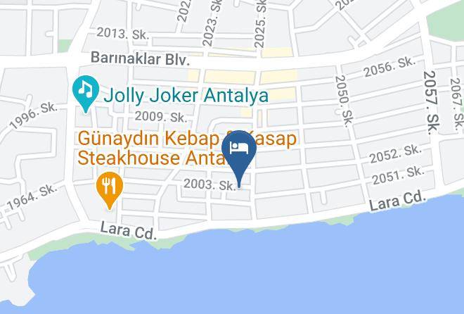 Muratpasa - Tema Lara Hotel Maps