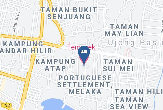Melaka Tengah - Temasek Hotel Maps