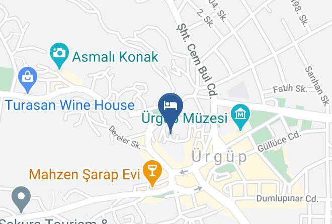 Urgup - Hotel Temenni Evi Maps