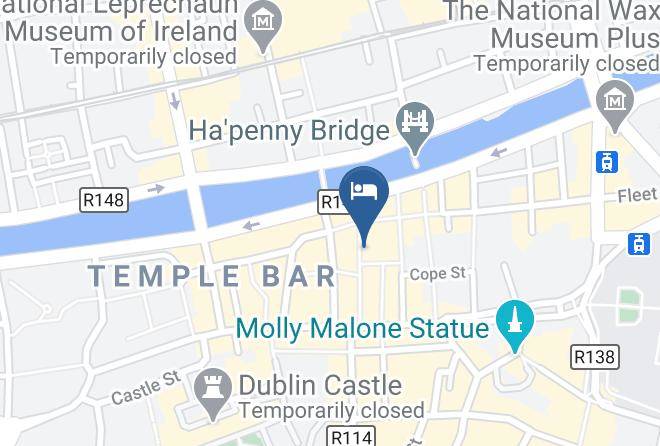 Temple Bar Lane Map