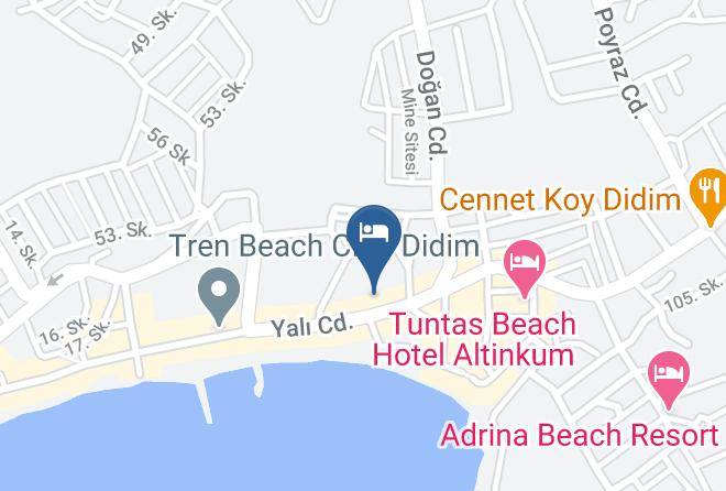 Didim - Temple Beach Hotel Maps