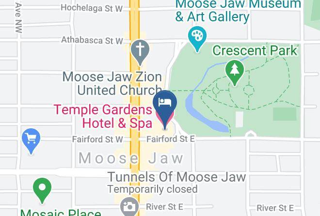 Temple Gardens Hotel & Spa Map