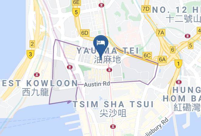 Temple Street Hotel Map