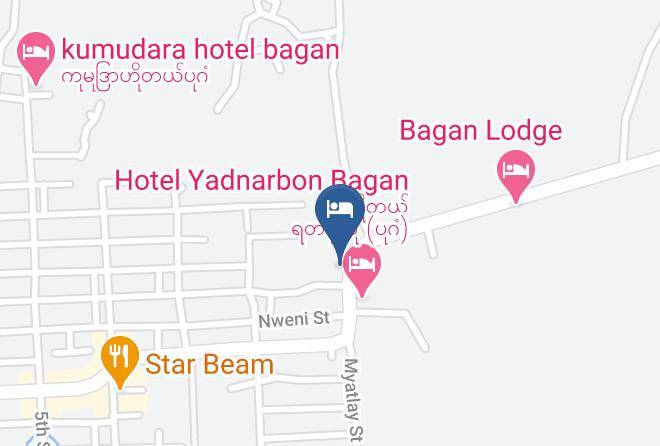 Nyaung U - Temple View Bagan Maps