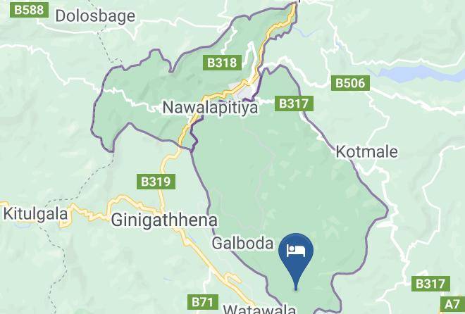 Kandy - Templestowe Holiday Bungalow Maps