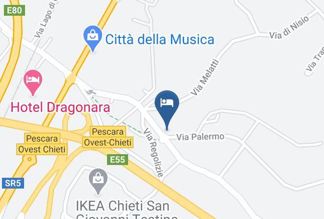 Chieti - Temporary Home Dragonara Maps
