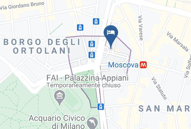 Milan - Zebra Rosso Maps