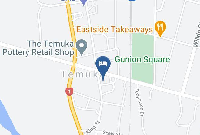 Timaru - Temuka Motel Maps