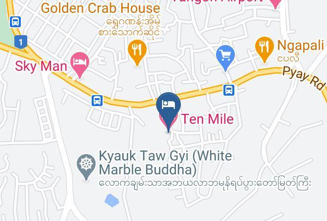 Yangon North - Ten Mile Hotel Maps