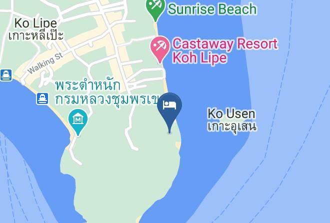 Mueang Satun District - Ten Moons Lipe Resort Maps
