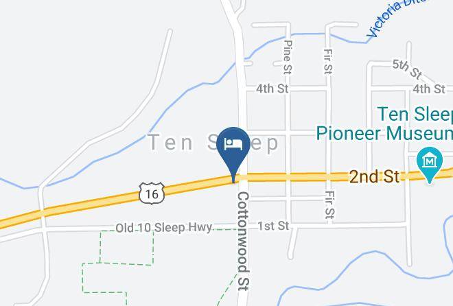 Washakie - Ten Sleep Rv Park Maps
